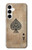 S2928 ヴィンテージスペードのエースカード Vintage Spades Ace Card Samsung Galaxy A35 5G バックケース、フリップケース・カバー
