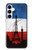 S2980 フランスサッカー France Football Soccer Flag Samsung Galaxy A35 5G バックケース、フリップケース・カバー