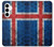 S3000 アイスランドサッカー Iceland Football Soccer Flag Samsung Galaxy A35 5G バックケース、フリップケース・カバー