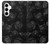 S3153 黒バラ Black Roses Samsung Galaxy A35 5G バックケース、フリップケース・カバー