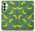 S3286 バナナの果物柄 Banana Fruit Pattern Samsung Galaxy A35 5G バックケース、フリップケース・カバー