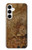 S3456 ヴィンテージ紙時計スチームパンク Vintage Paper Clock Steampunk Samsung Galaxy A35 5G バックケース、フリップケース・カバー