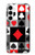 S3463 ポーカーカード Poker Card Suit Samsung Galaxy A35 5G バックケース、フリップケース・カバー