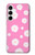 S3500 ピンクの花柄 Pink Floral Pattern Samsung Galaxy A35 5G バックケース、フリップケース・カバー