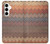 S3752 ジグザグ生地パターングラフィックプリント Zigzag Fabric Pattern Graphic Printed Samsung Galaxy A35 5G バックケース、フリップケース・カバー