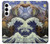 S3851 アートの世界 ヴァンゴッホ 北斎 ダヴィンチ World of Art Van Gogh Hokusai Da Vinci Samsung Galaxy A35 5G バックケース、フリップケース・カバー