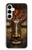 S3874 ブッダフェイスオームシンボル Buddha Face Ohm Symbol Samsung Galaxy A35 5G バックケース、フリップケース・カバー