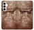 S3940 レザーマッドフェイスグラフィックペイント Leather Mad Face Graphic Paint Samsung Galaxy A35 5G バックケース、フリップケース・カバー