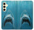 S0830 白いサメ White Shark Samsung Galaxy S24 バックケース、フリップケース・カバー