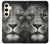 S1352 ライオンの顔 Lion Face Samsung Galaxy S24 バックケース、フリップケース・カバー