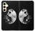 S1372 月陰陽 Moon Yin-Yang Samsung Galaxy S24 バックケース、フリップケース・カバー