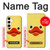 S1922 アヒルの顔 Duck Face Samsung Galaxy S24 バックケース、フリップケース・カバー