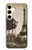 S2174 エッフェル塔 Eiffel Tower Vintage Paris Samsung Galaxy S24 バックケース、フリップケース・カバー