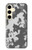 S2186 グレー迷彩グラフィックプリント Gray Camo Camouflage Graphic Printed Samsung Galaxy S24 バックケース、フリップケース・カバー