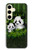 S2441 パンダファミリー 竹林 Panda Family Bamboo Forest Samsung Galaxy S24 バックケース、フリップケース・カバー