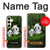 S2441 パンダファミリー 竹林 Panda Family Bamboo Forest Samsung Galaxy S24 バックケース、フリップケース・カバー