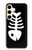 S2509 魚の骨 Fishbone Samsung Galaxy S24 バックケース、フリップケース・カバー
