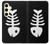 S2509 魚の骨 Fishbone Samsung Galaxy S24 バックケース、フリップケース・カバー