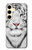 S2553 ホワイトタイガー White Tiger Samsung Galaxy S24 バックケース、フリップケース・カバー