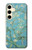 S2692 開花アーモンドの木 フィンセント・ファン・ゴッホ Vincent Van Gogh Almond Blossom Samsung Galaxy S24 バックケース、フリップケース・カバー