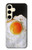 S2695 フライドエッグ Fried Egg Samsung Galaxy S24 バックケース、フリップケース・カバー