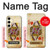 S2833 ポーカーカード ハートの女王 Poker Card Queen Hearts Samsung Galaxy S24 バックケース、フリップケース・カバー