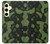 S2877 グリーンスネークスキン グラフィックプリント Green Snake Skin Graphic Printed Samsung Galaxy S24 バックケース、フリップケース・カバー