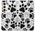 S2904 犬ポウ Dog Paw Prints Samsung Galaxy S24 バックケース、フリップケース・カバー