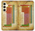 S2934 ヴィンテージ周期表 Vintage Periodic Table of Elements Samsung Galaxy S24 バックケース、フリップケース・カバー