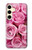 S2943 ピンクローズ Pink Rose Samsung Galaxy S24 バックケース、フリップケース・カバー