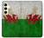 S2976 ウェールズサッカー Wales Football Soccer Red Dragon Flag Samsung Galaxy S24 バックケース、フリップケース・カバー