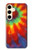 S2985 絞り染めカラー Colorful Tie Dye Texture Samsung Galaxy S24 バックケース、フリップケース・カバー