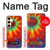 S2985 絞り染めカラー Colorful Tie Dye Texture Samsung Galaxy S24 バックケース、フリップケース・カバー