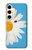 S3043 ビンテージ デイジー 天道虫 Vintage Daisy Ladybug Samsung Galaxy S24 バックケース、フリップケース・カバー