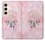 S3094 ドリームキャッチャー 水彩 Dreamcatcher Watercolor Painting Samsung Galaxy S24 バックケース、フリップケース・カバー