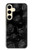 S3153 黒バラ Black Roses Samsung Galaxy S24 バックケース、フリップケース・カバー
