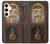S3173 大きな古時計 Grandfather Clock Antique Wall Clock Samsung Galaxy S24 バックケース、フリップケース・カバー