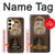 S3173 大きな古時計 Grandfather Clock Antique Wall Clock Samsung Galaxy S24 バックケース、フリップケース・カバー