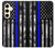 S3244 ブルーラインUSA Thin Blue Line USA Samsung Galaxy S24 バックケース、フリップケース・カバー
