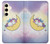 S3485 かわいい眠りユニコーン Cute Unicorn Sleep Samsung Galaxy S24 バックケース、フリップケース・カバー