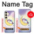 S3485 かわいい眠りユニコーン Cute Unicorn Sleep Samsung Galaxy S24 バックケース、フリップケース・カバー