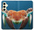 S3497 ウミガメ Green Sea Turtle Samsung Galaxy S24 バックケース、フリップケース・カバー