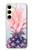 S3711 ピンクパイナップル Pink Pineapple Samsung Galaxy S24 バックケース、フリップケース・カバー