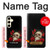 S3753 ダークゴシックゴススカルローズ Dark Gothic Goth Skull Roses Samsung Galaxy S24 バックケース、フリップケース・カバー