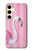 S3805 フラミンゴピンクパステル Flamingo Pink Pastel Samsung Galaxy S24 バックケース、フリップケース・カバー