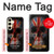 S3848 イギリスの旗の頭蓋骨 United Kingdom Flag Skull Samsung Galaxy S24 バックケース、フリップケース・カバー