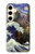 S3851 アートの世界 ヴァンゴッホ 北斎 ダヴィンチ World of Art Van Gogh Hokusai Da Vinci Samsung Galaxy S24 バックケース、フリップケース・カバー