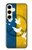 S3857 平和鳩 ウクライナの旗 Peace Dove Ukraine Flag Samsung Galaxy S24 バックケース、フリップケース・カバー