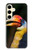 S3876 カラフルなサイチョウ Colorful Hornbill Samsung Galaxy S24 バックケース、フリップケース・カバー