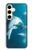 S3878 イルカ Dolphin Samsung Galaxy S24 バックケース、フリップケース・カバー